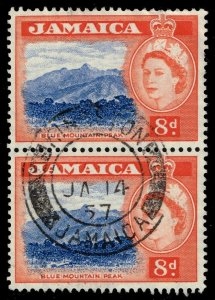 Jamaica #167 Blue Mountain Peak Pair; Used