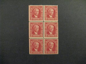 Canal Zone #106a Booklet Pane of 6 Mint NH OG  p2403.4759