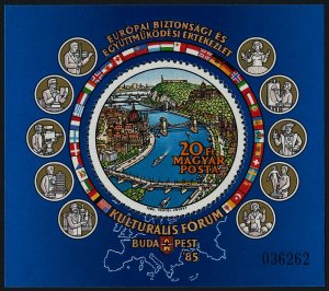 Hungary 2948 MNH Danube Rive, European Security & Cooperation Conference