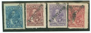 Ecuador #31/35/37/38 Unused Single