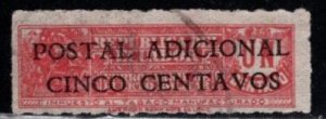 Ecuador - #RA44 Tobacco Stamp Surcharged - Used