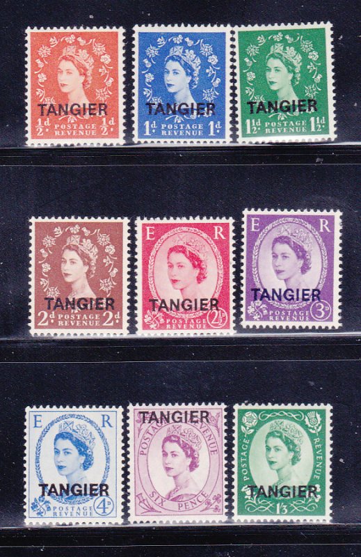 Great Britain Offices In Morocco 583-591 Set MNH, Tangier