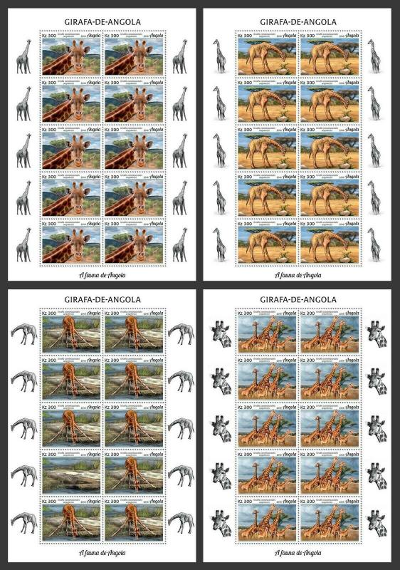 Z08 ANG18125c ANGOLA 2018 Giraffe MNH ** Postfrisch