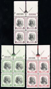 US Stamps # 832-4 MNH XF Matched Double Arrow Plate Blocks $1 To $5 Choice