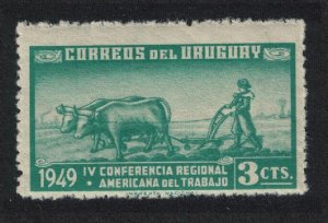 Uruguay Bills Ploughing 3cts 1949 MNH SG#993 MI#745