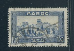 French Morocco 141 Used