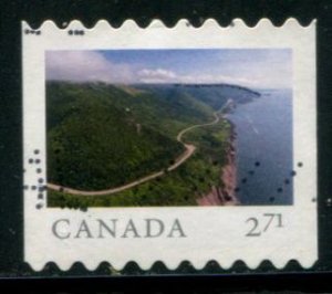 3228 Canada $2.71 Cabot Trail coil SA, used perf 9 1/4