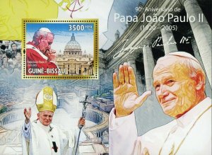 Pope John Paul II Stamp Vatican Catholic Church Souvenir Sheet MNH #4724 /Bl.789