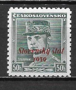 Slovakia 9 50h Man single MNH (lib)