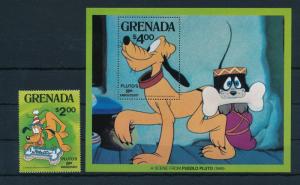 [22502] Grenada 1981 Disney Dog 50th Birthday Pluto MNH