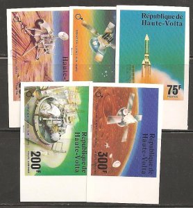 Burkina Faso SC 398-400,C238-9 IMPERF MNH