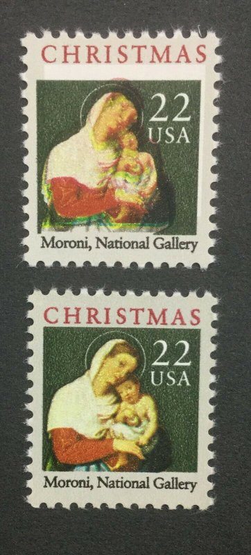 MOMEN: US STAMPS #2367 VAR. COLOR SHIFT MINT OG NH LOT #41329