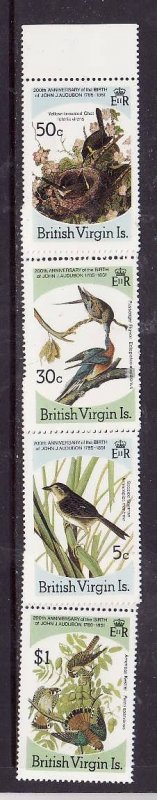 Virgin Is.-Sc#520-3-unused  NH set-Birds-Audubon-id2-1985-