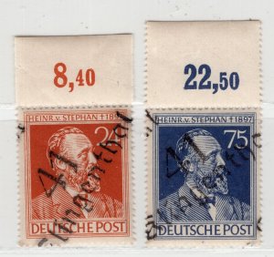 GERMANY SOVIET ZONE HOP BEZIRKSHANDSTEMPEL BEZIRK 41 III a-b X PERFECT MNH 240