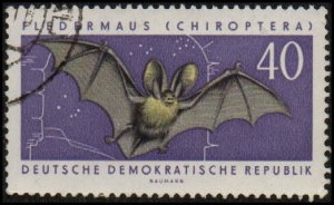 Germany DDR 594 - Used - 40pf Bat (1962) (cv $0.40)