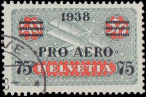 Switzerland #C26, Complete Set, 1938, Used