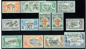 P3115 - CAMEROONS S.G. T1/T12 MNH, COMPLETE SET WITH SOME SHADES-