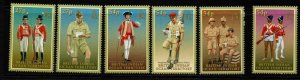 BRITISH INDIAN OCEAN TERR SG373/8 2008 MILITARY UNIFORMS  MNH