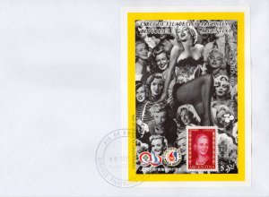 Argentina 1996 Marilyn Monroe-Eva Peron-Taiwan 96 S/S non postal FDC