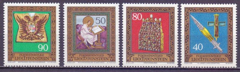 Liechtenstein. 1977. 673-76. Habsburg Treasures. MNH.