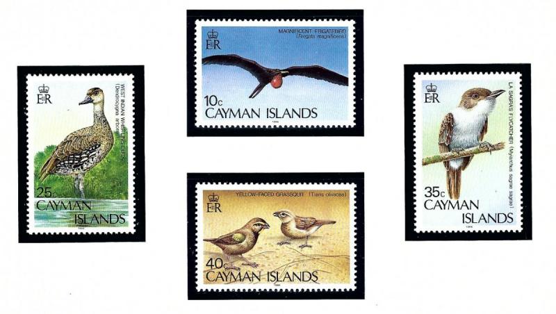 Cayman Is 551-54 NH 1986 Birds