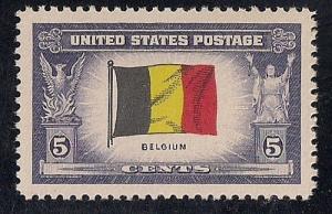 914 5 cents Belgium mint  OG NH EGRADED XF 88 XXF