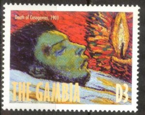 Gambia 1998 Art Paintings P. Picasso Death of Cosagemos MNH