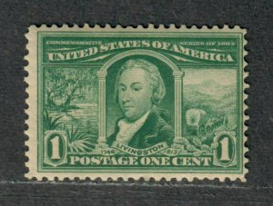 US Sc#323 M/NH/F, Tiny Perf Adhesion On Back, Cv. $60