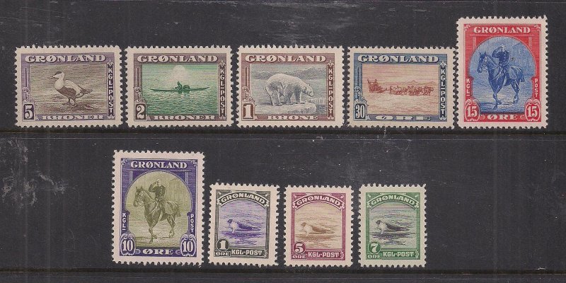 GREENLAND SC# 10-18   VF/MLH