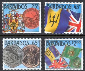 Barbados Sc# 714-717 Used 1987 Nat'l Independence, 21st Anniv.