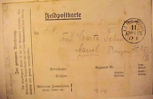 GERMANY FELDPOST II ARMEE CORPS