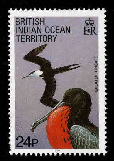 British Indian Ocean Territory BIOT Scott 96 MH* Frigate Bird stamp