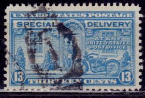 United States 1944, Special Delivery, Postman and Motorcycle, 13c, sc#E17, used