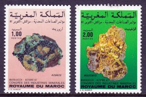 Morocco - Scott #648-649 - MNH - SCV $1.55