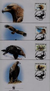 Macedonia 206 FDC WWF-01/Birds