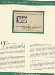 United  States  The  1966 Sixth International  Philatelic  Exhibition  1311  MNH