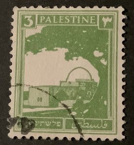 PALESTINE. BRITISH MANDATE. 2 m. Yellow-green. SG #91. Lot of 41 stamps used