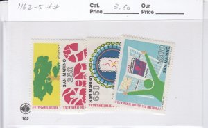 San Marino 1162-5 mnh