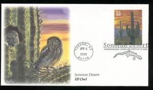 US 3293e Sonoran Desert Saguaro Cactus UA Fleetwood cachet FDC