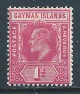 Cayman Island #22 MH 1p Edward VII - Wmk. 3