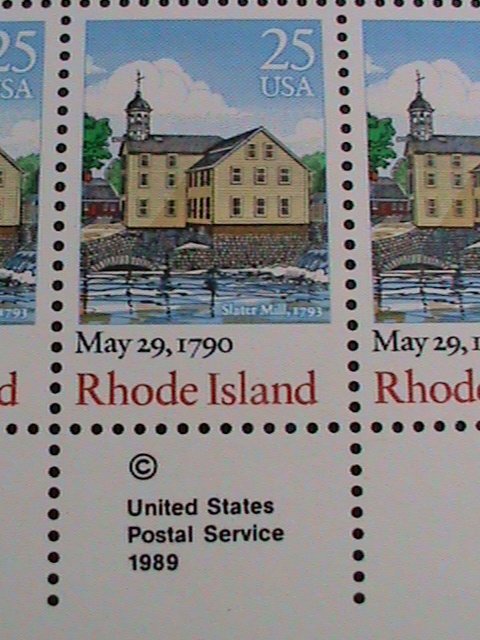 ​UNITED STATES-1988 SC# 2345-RHODE ISLAND-MNH - SHEET VF WE SHIP TO WORLD WIDE