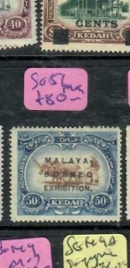 MALAYA  KEDAH  (P0112B) 50C   MBE,  COW    SG 51     MOG 