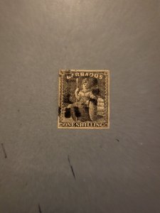 Stamps Barbados  Scott #9 used