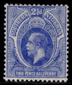 SOUTHERN NIGERIA GV SG48, 2½d bright blue, LH MINT.