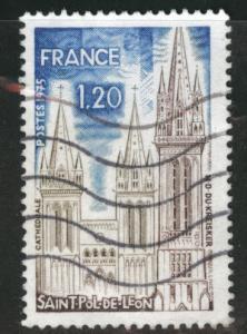 FRANCE Scott 1418 used stamp 1975