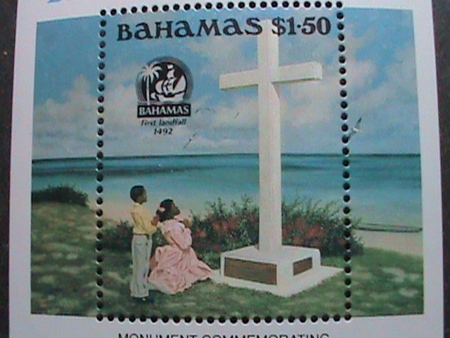 BAHAMAS STAMP-1992  500TH ANNIVERSARY OF DISCOVER NEW WORLD MNH S/S SHEET