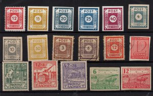 Germany Saxony Sachsen mint MNH & used collection WS36617