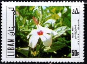 Lebanon - #C634 Flowers -  MNH