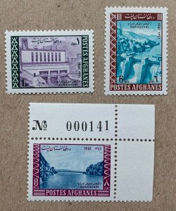 Afghanistan 1967 Agriculture and Electricity, MNH.  Scott 751-753, CV $2.40