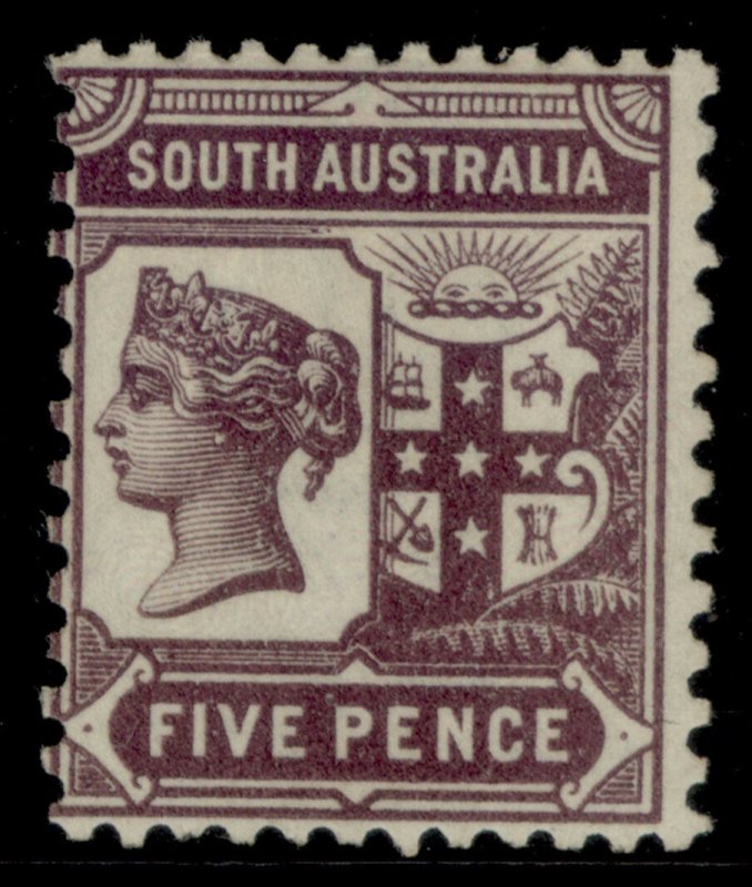 AUSTRALIA - South Australia QV SG240, 5d dull purple, VLH MINT. Cat £21.